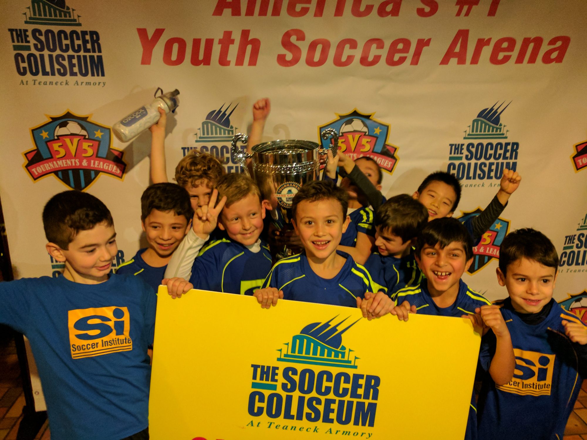 Champions at Soccer Coliseum